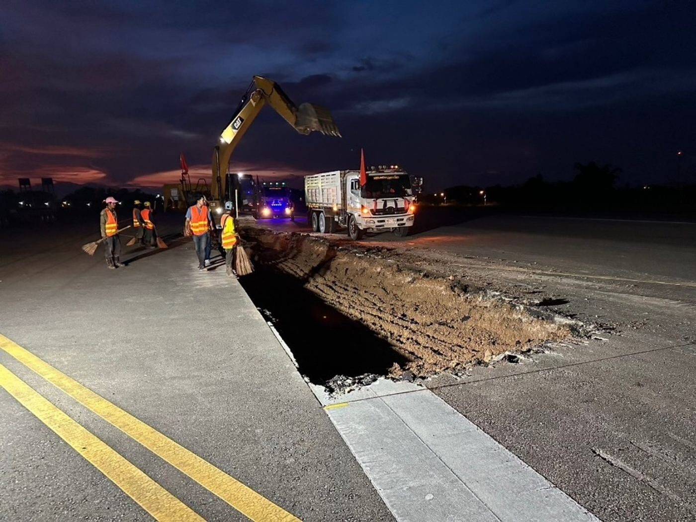 DOA Airport Runway Repair